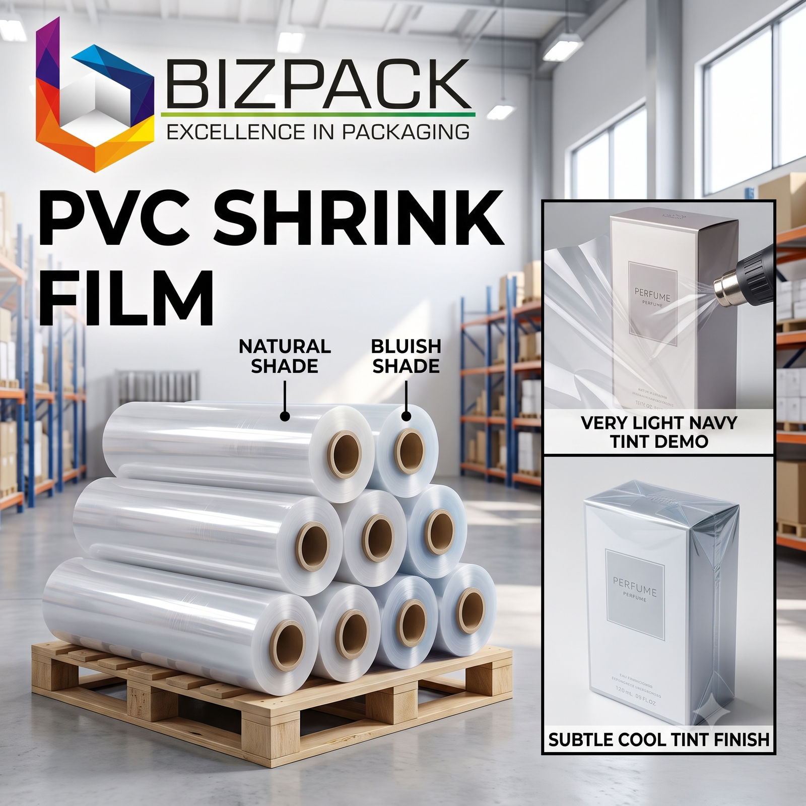 Bizpack PVC Shrink Rolls